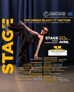 Stage d'avril 2025 Centre James Carlès Programmation danse Toulouse France danse